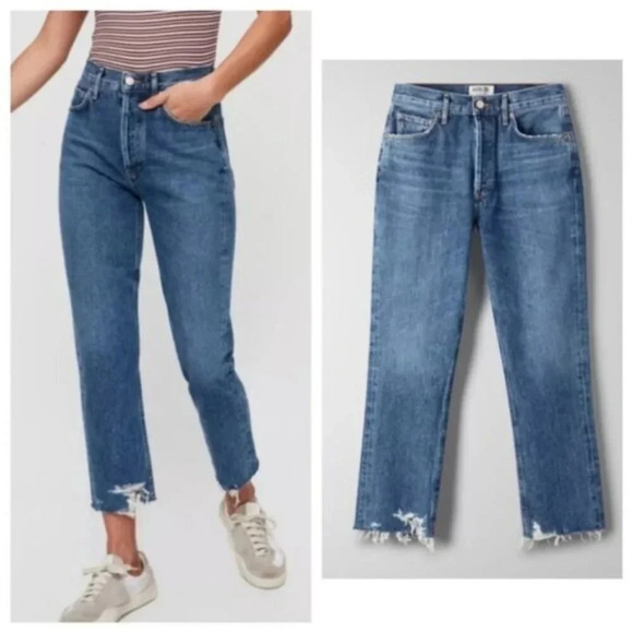 AGOLDE Riley Jeans Veto 24 - Picture 1 of 12
